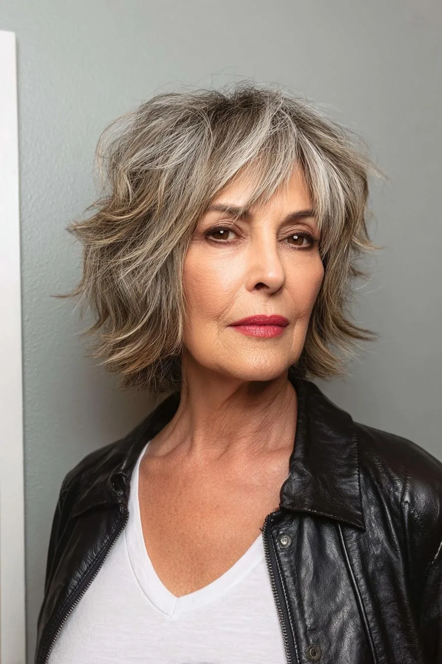 Chic Gray Waves