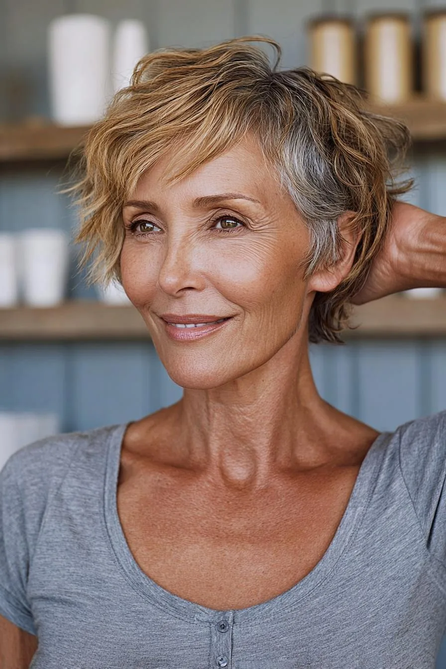 Chic Textured Pixie Style