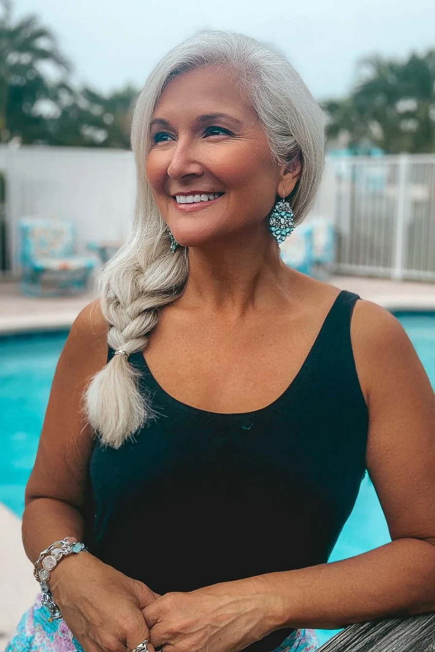 Silver Braids Elegance Unveiled