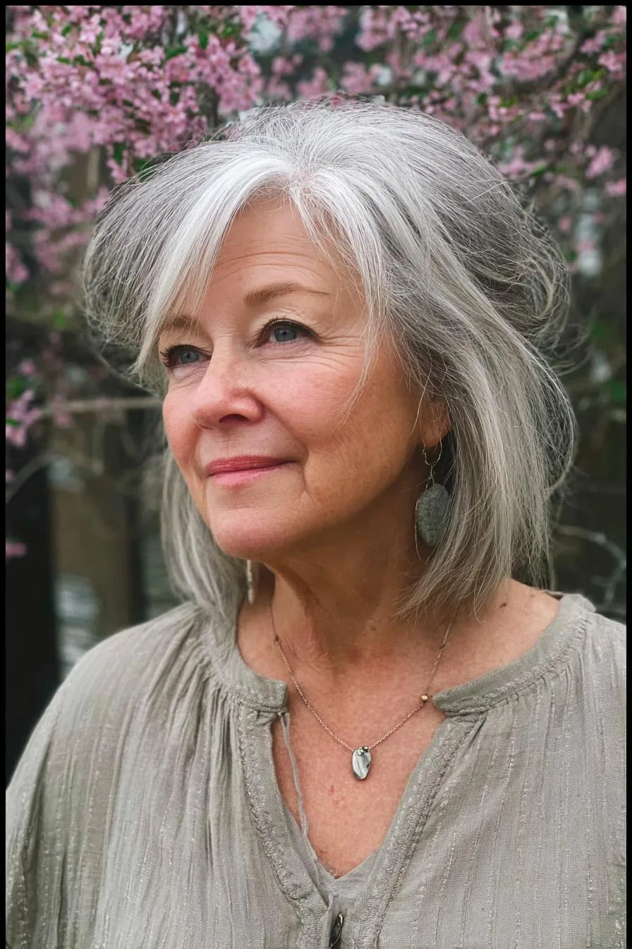 Silvery Layers of Elegance