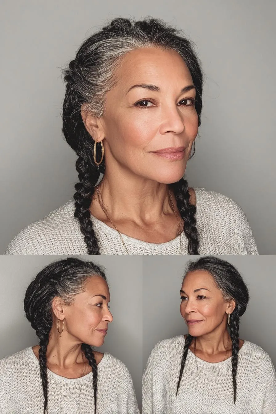 Graceful Braids Embracing Wisdom
