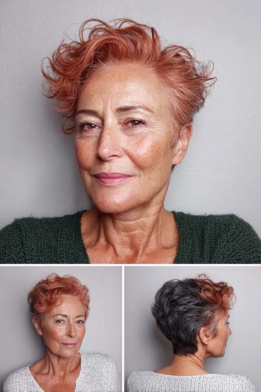 Radiant Copper Pixie Vibes