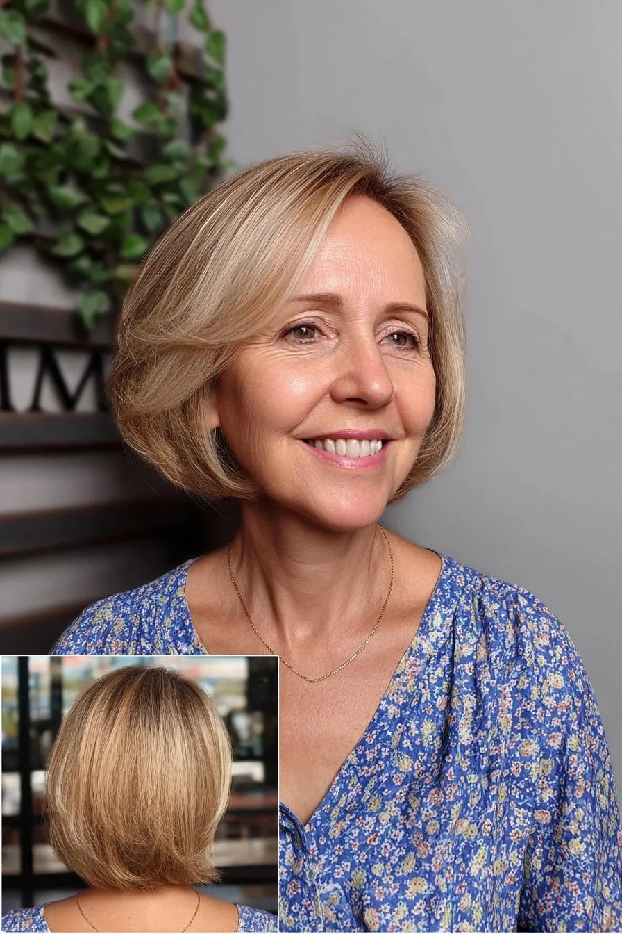 Chic Bob Radiates Elegance