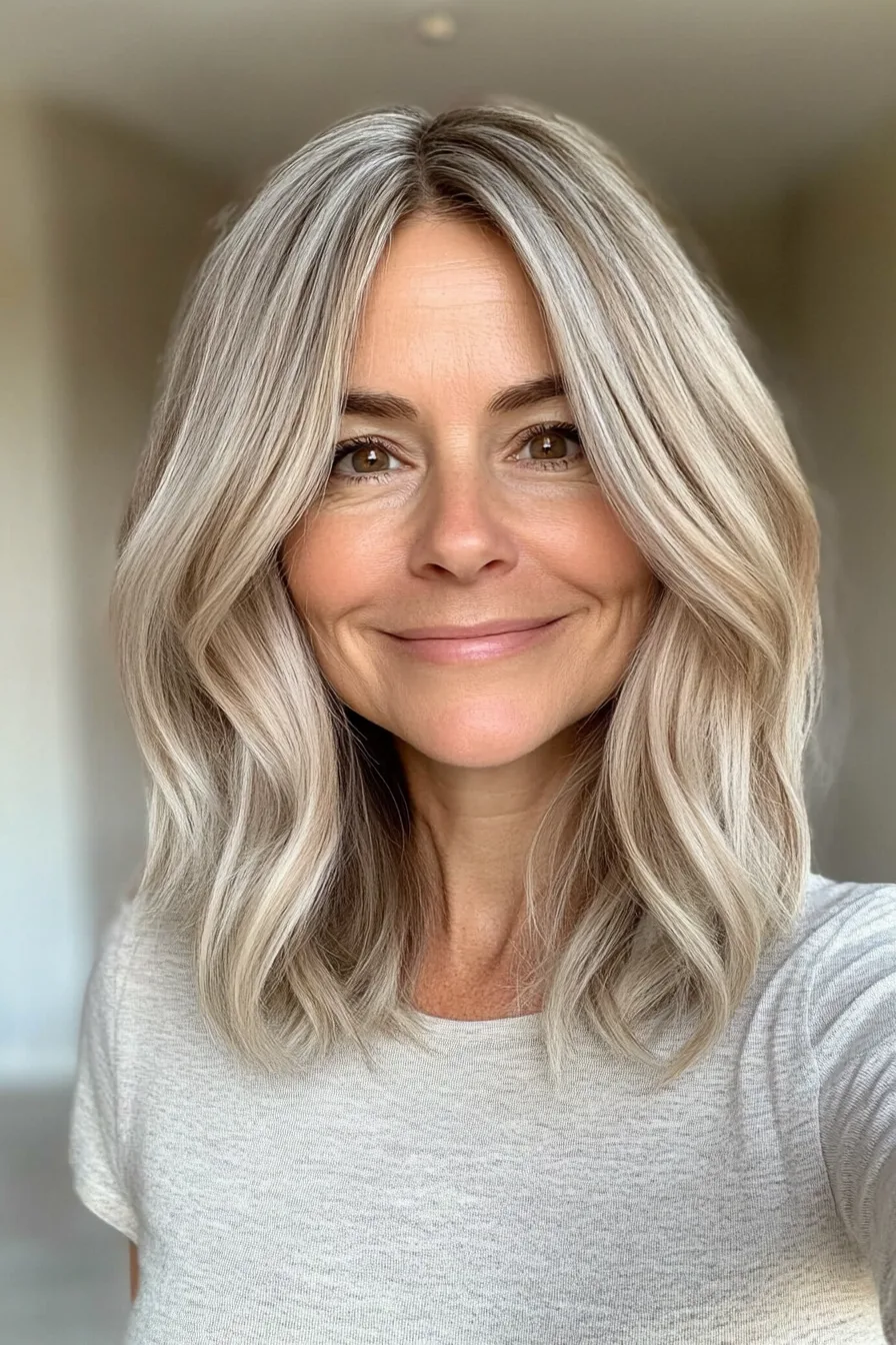 10. Sandy Blonde Hidden Undercut Layers (Undercut Hairstyles For Women Over 50) - Undercut Hairstyles For Women Over 50