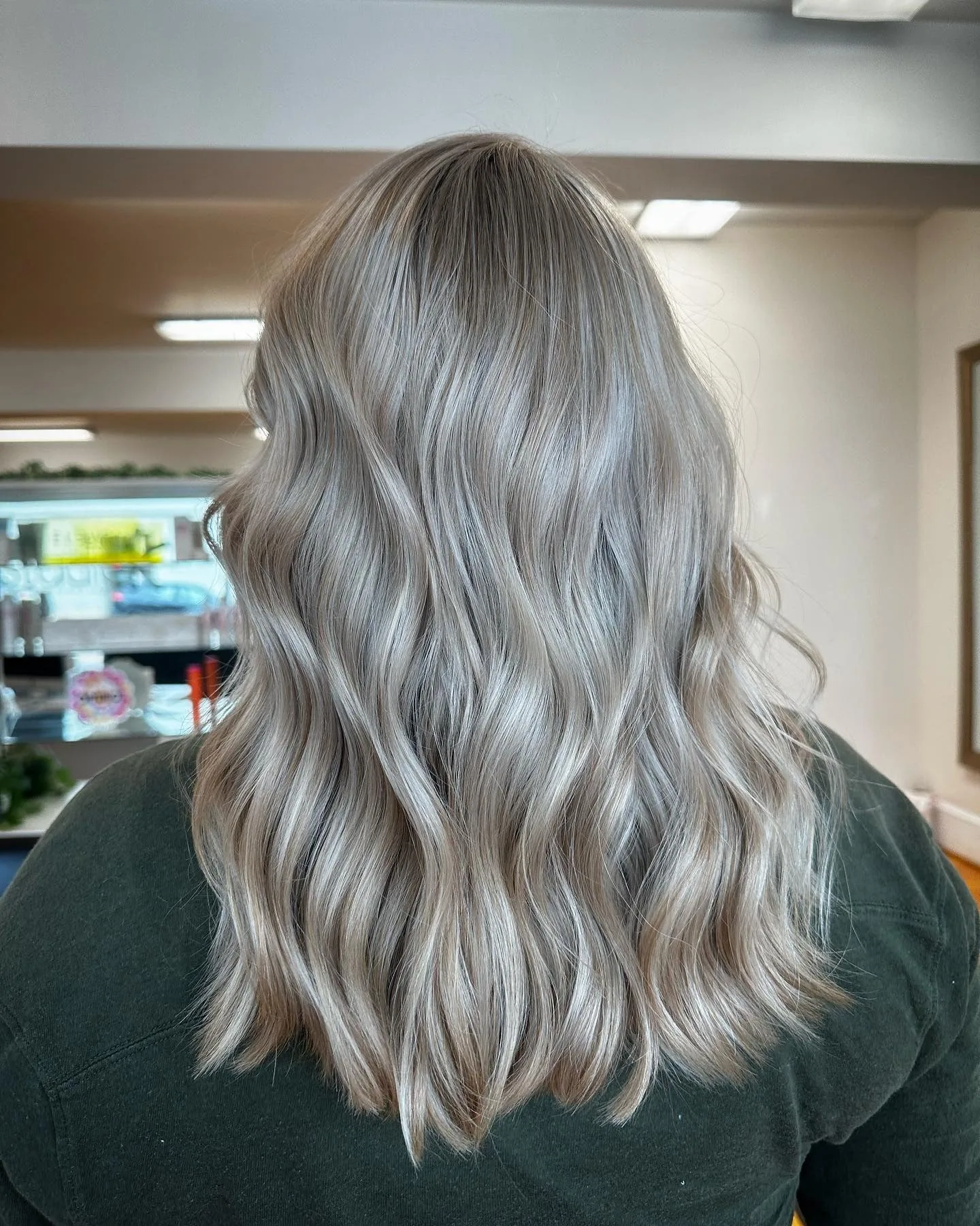 12. Cool Silver Glow (Icy Blonde Hair Color)