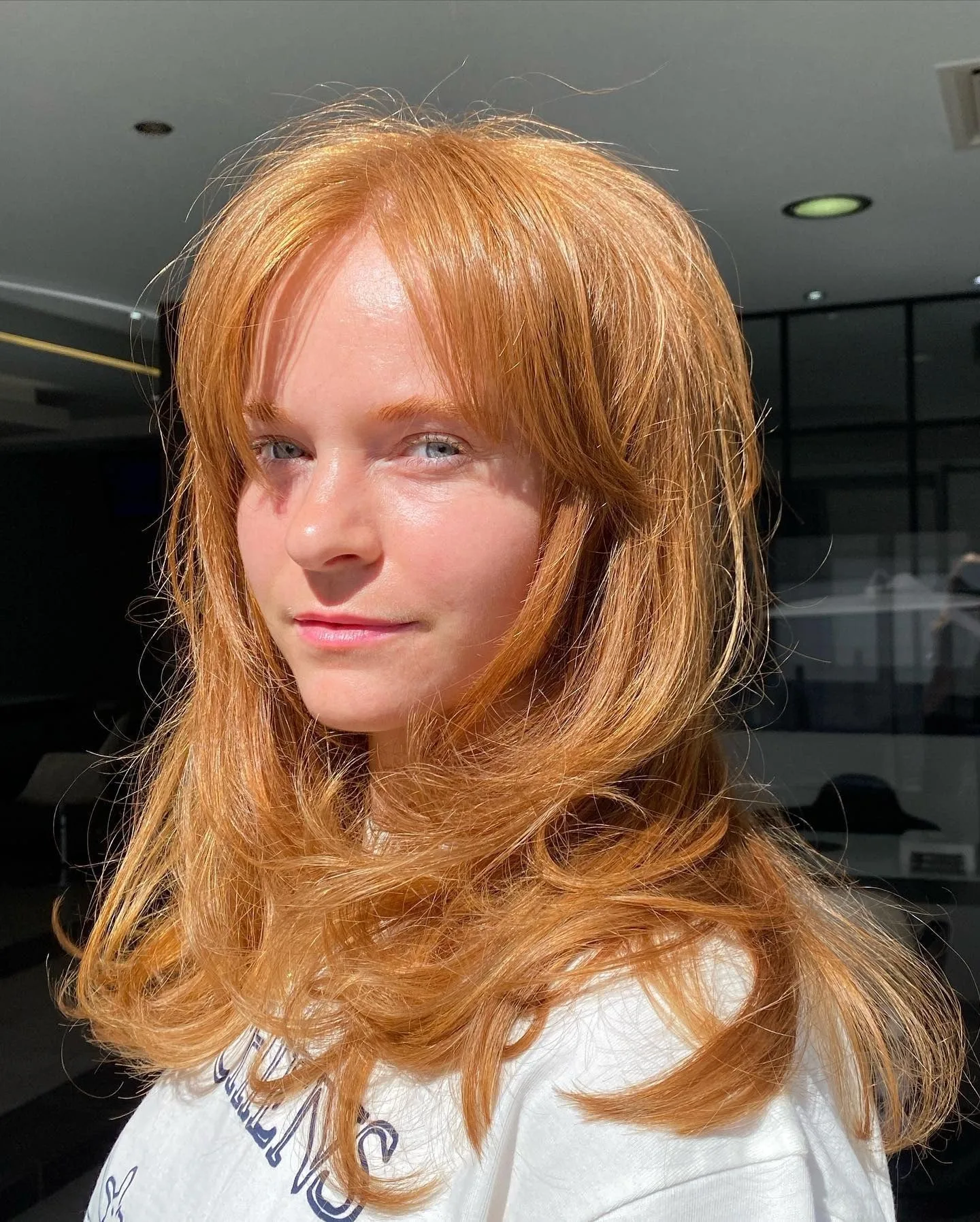 15. Golden Apricot Wolf Cut (Wolf Haircut)