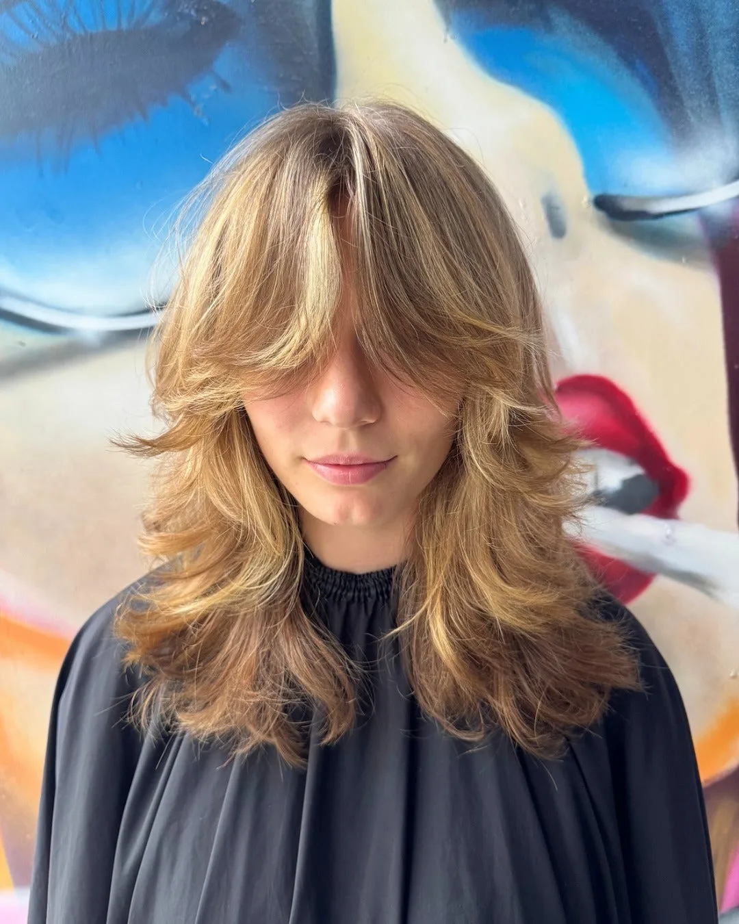 5. Golden Caramel Wolf Cut (Wolf Haircut)