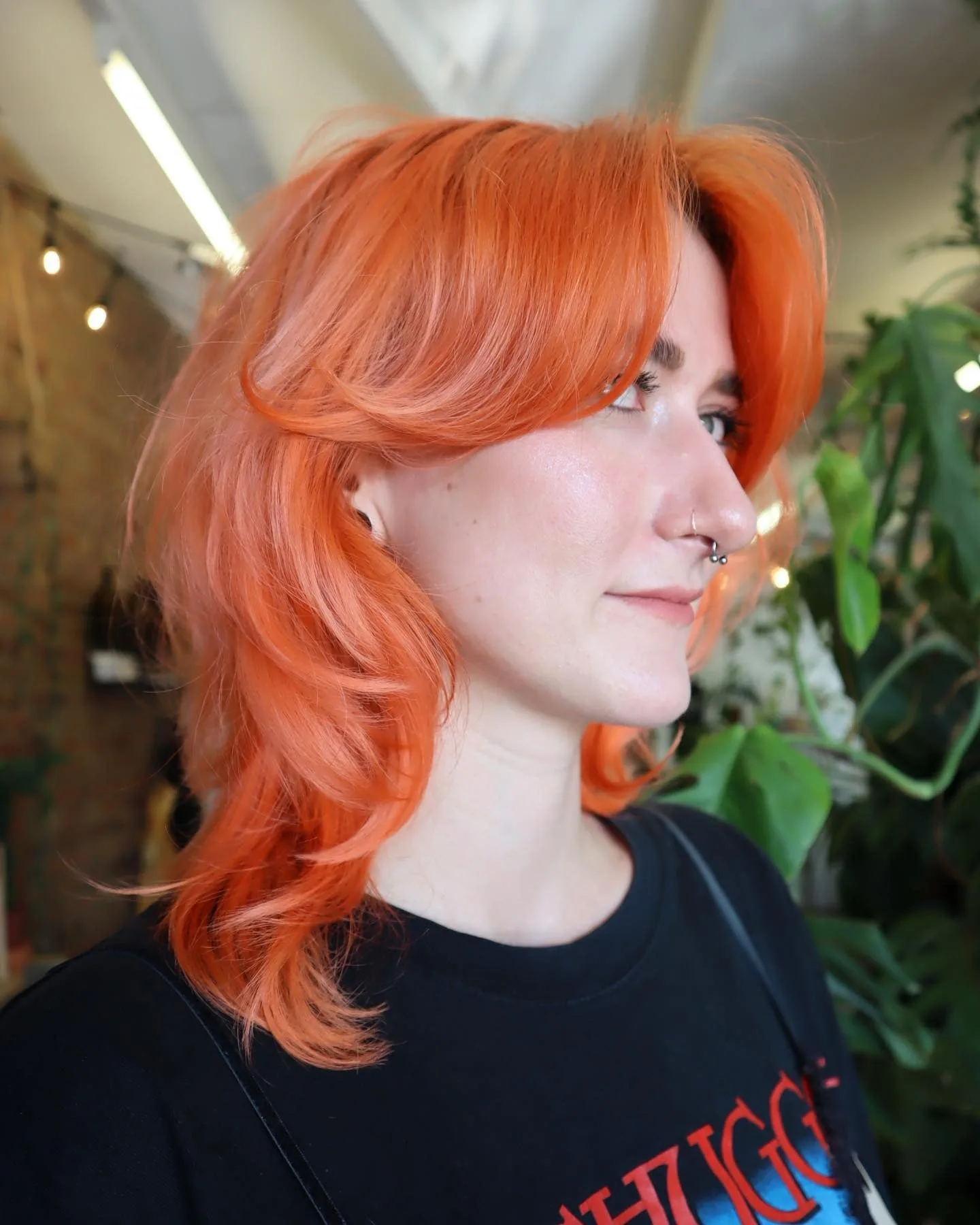 8. Tangerine Wolf Cut (Wolf Haircut)