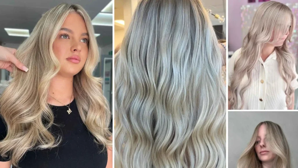 Icy Blonde Hair Color Styles