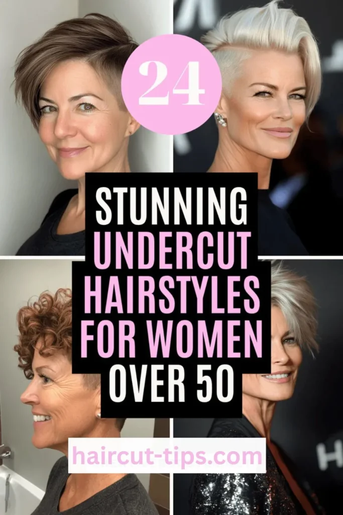 Stunning Undercut Hairstyles for Women Over 50