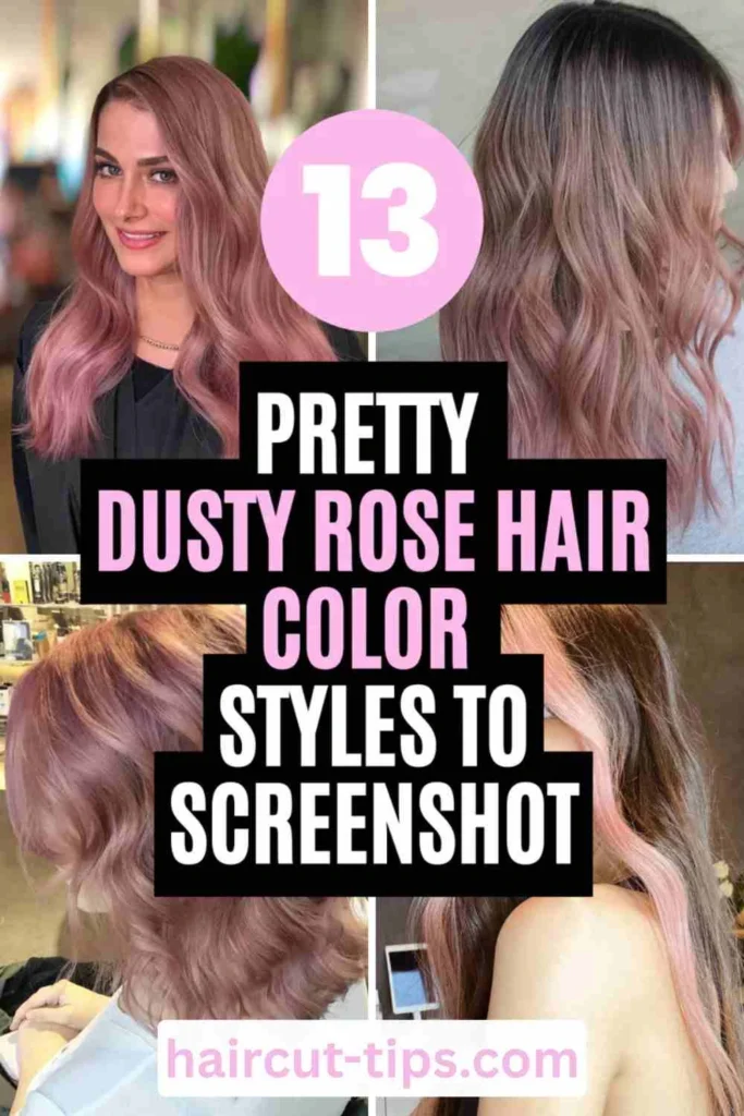 Dusty Rose Hair Color