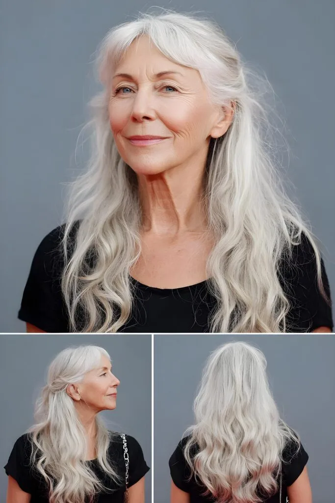 silver waves gracefully flow