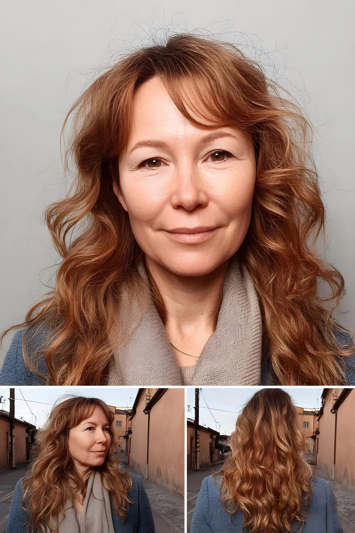 Soft Waves Framing Beauty