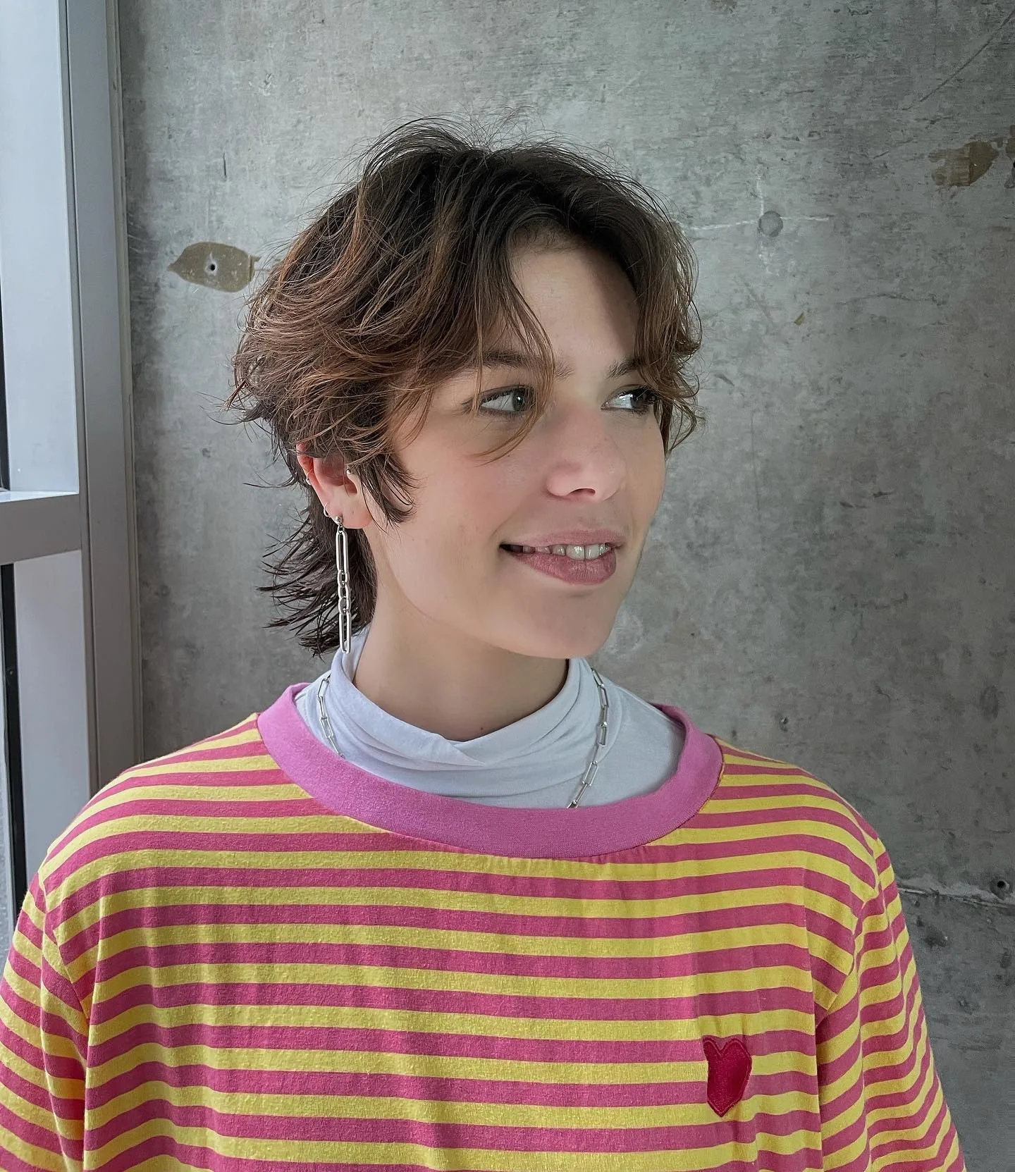 3. Honey Brown Mullet Wolf Blend (Short Wolf Haircut)