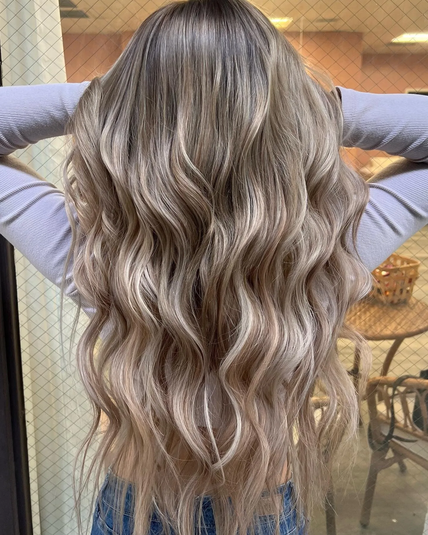 5. Rooted Champagne Balayage (Champagne Blonde Hair Color)