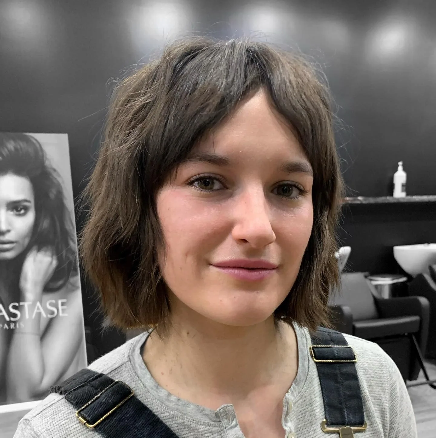 6. Short Charcoal Shag Bob (Shaggy Bob Haircuts)