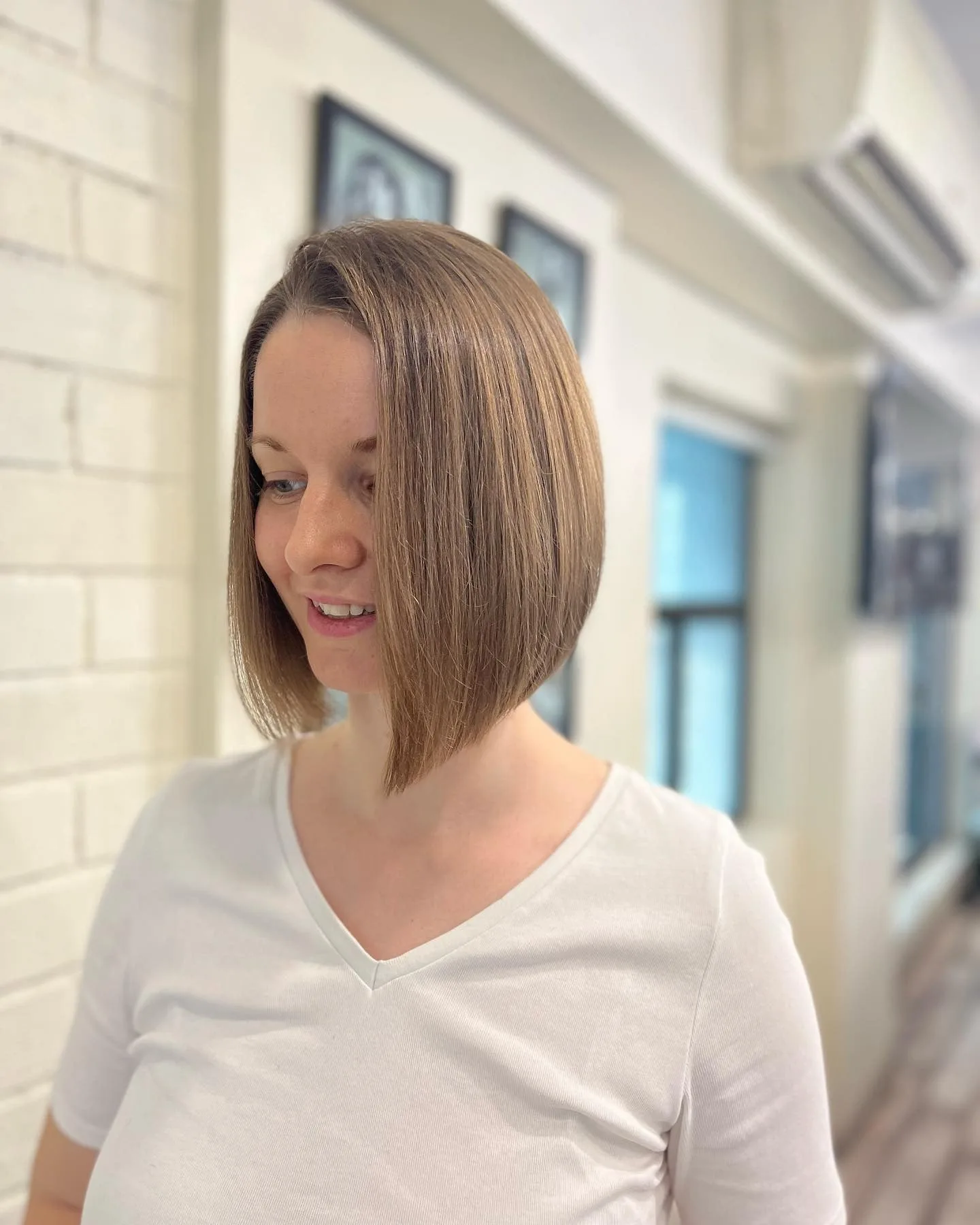 7. Angled Mocha Bob (Classic Bob Cut)