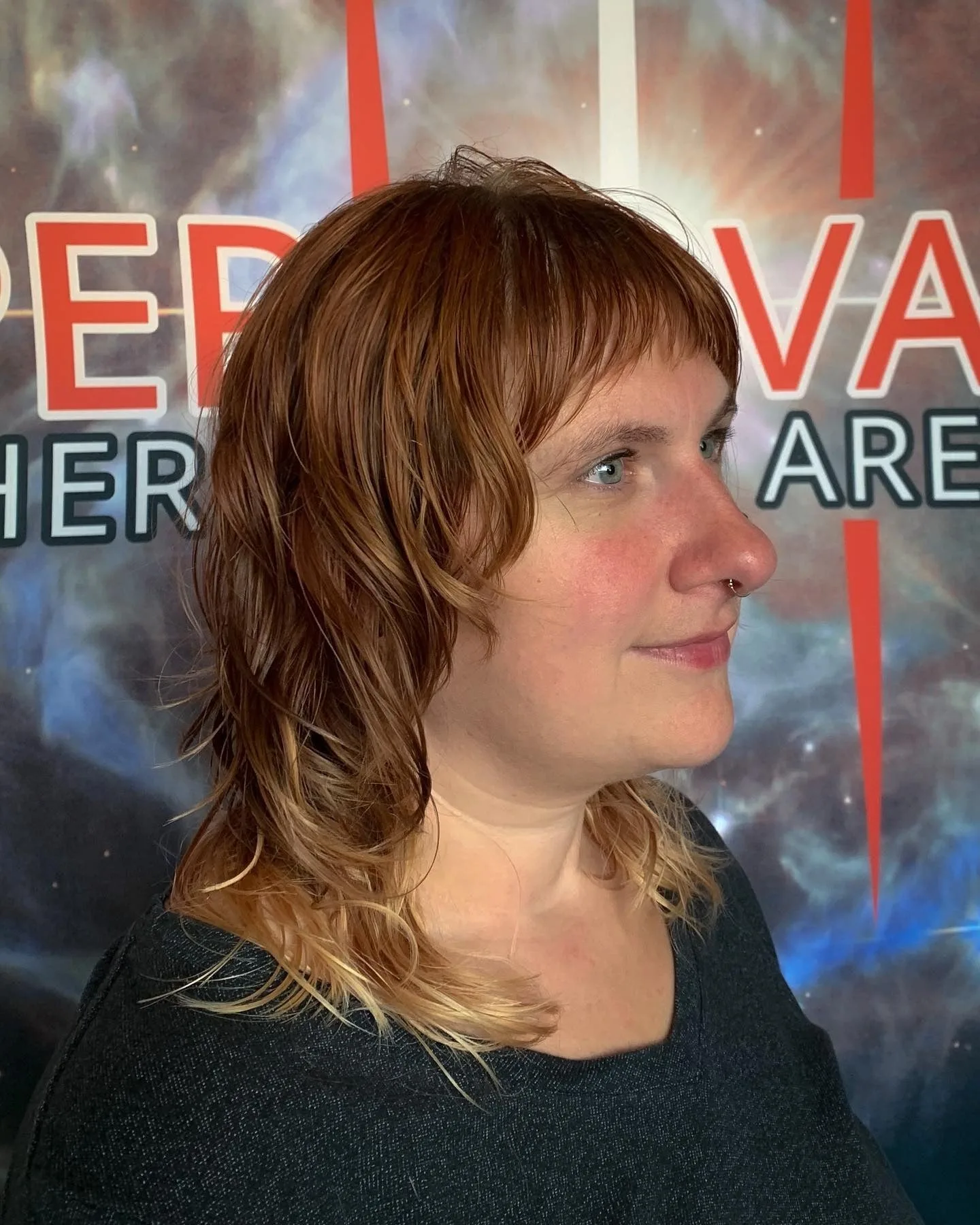 8. Copper Melt Shag with Tapered Layers (Shaggy Haircuts)