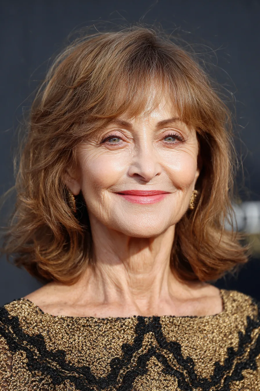 9. Midi Flip Cut with Light Golden Brown (Medium Length Hairstyles For Women Over 60 With Fine Hair) - Medium Length Hairstyles For Women Over 60 With Fine Hair