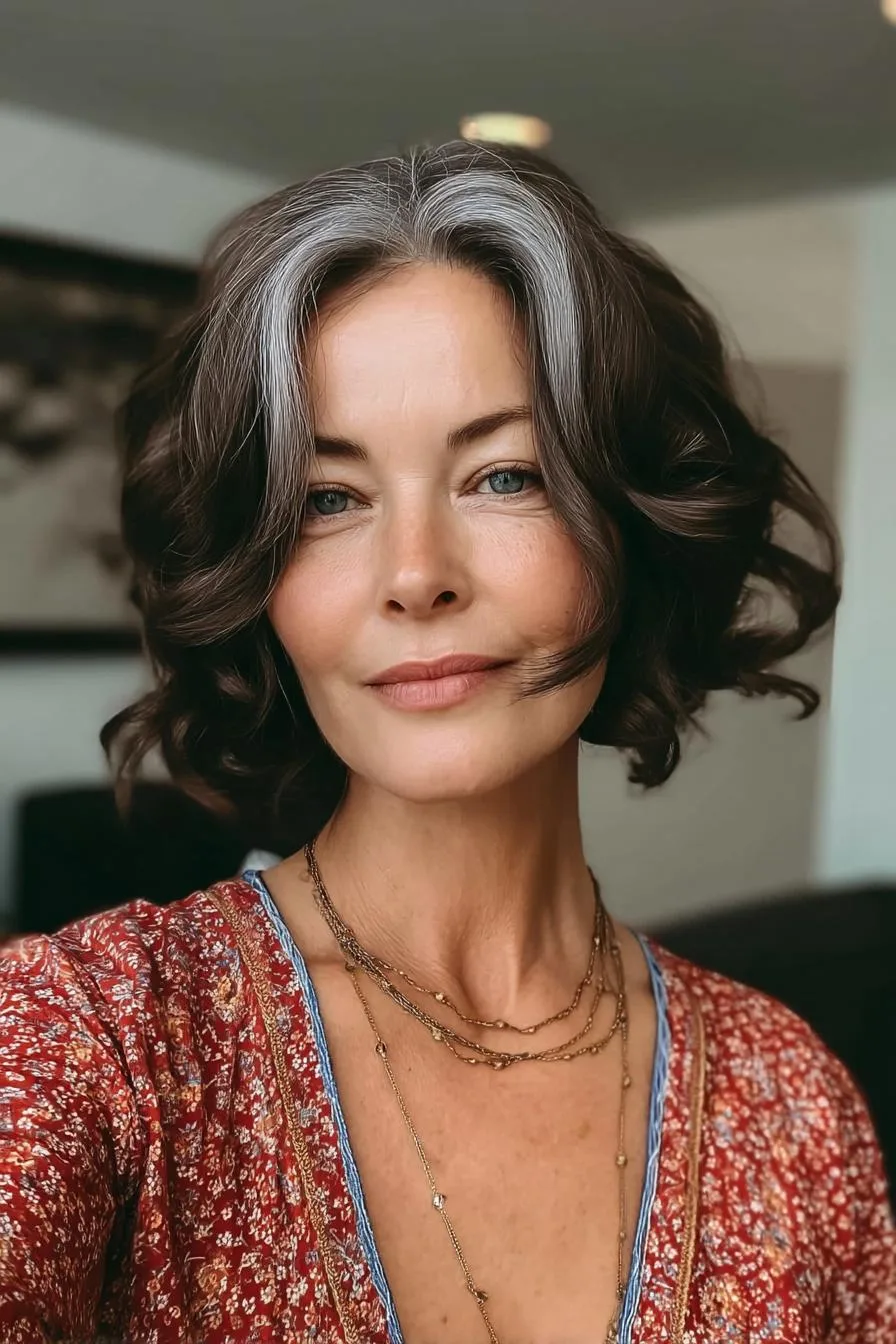 Brunette Elegance with Dimension