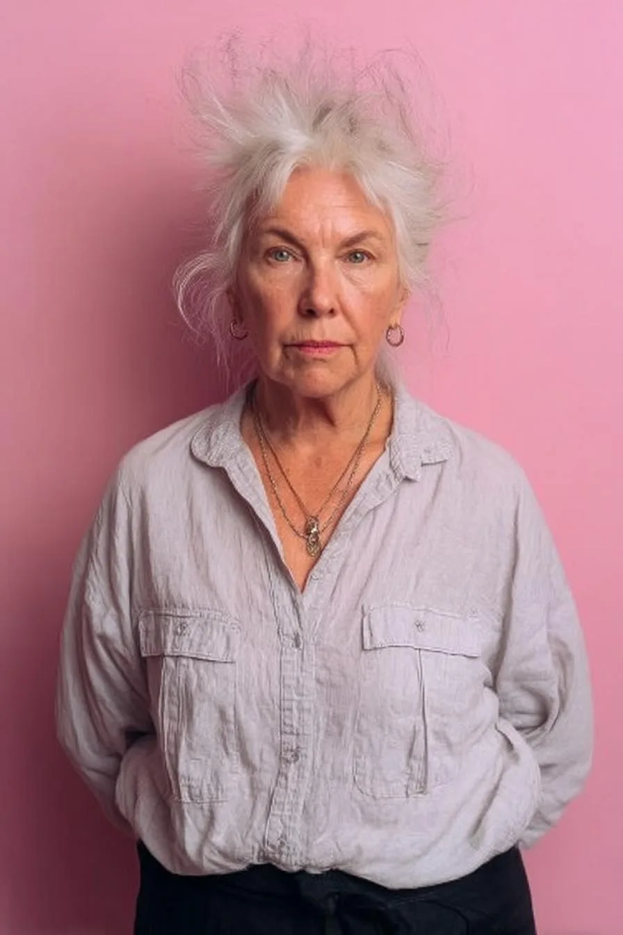 Carefree Windswept Beauty