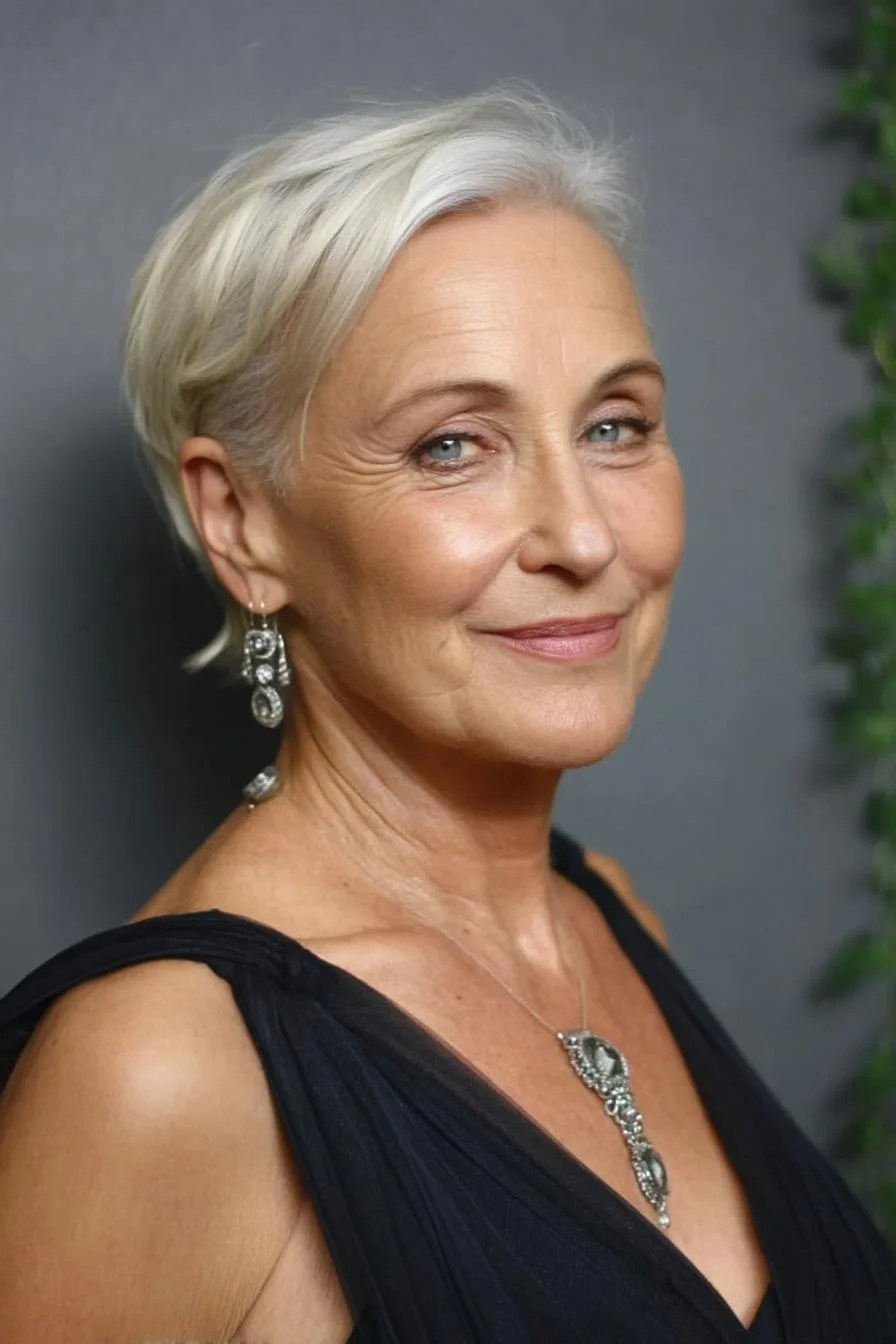 Chic Asymmetrical Pixie Elegance