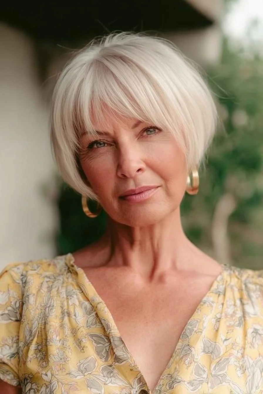 Chic Bob Framing Elegance