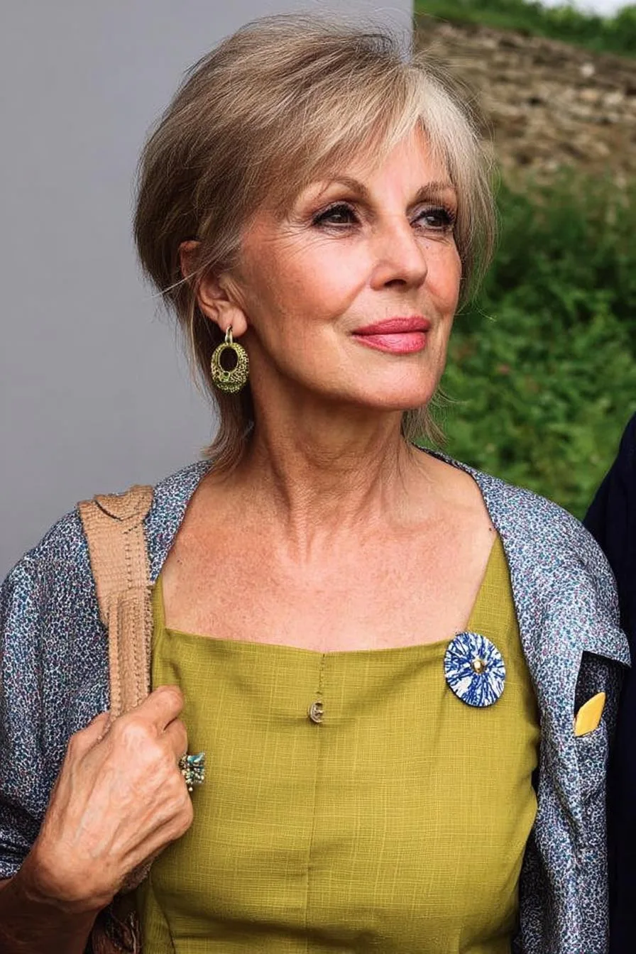 Chic Layered Bob Style