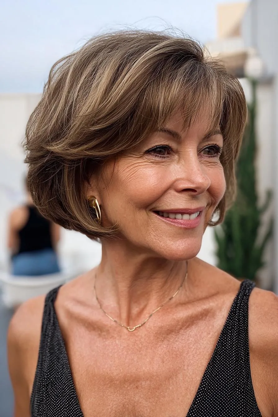 Chic Layered Bob Vibes