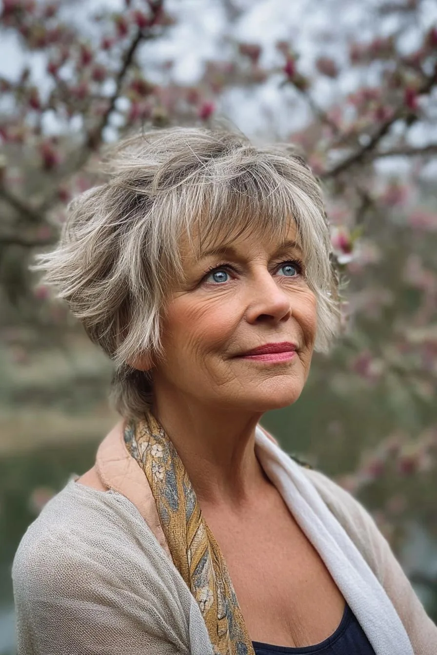 Chic Tousled Pixie Style