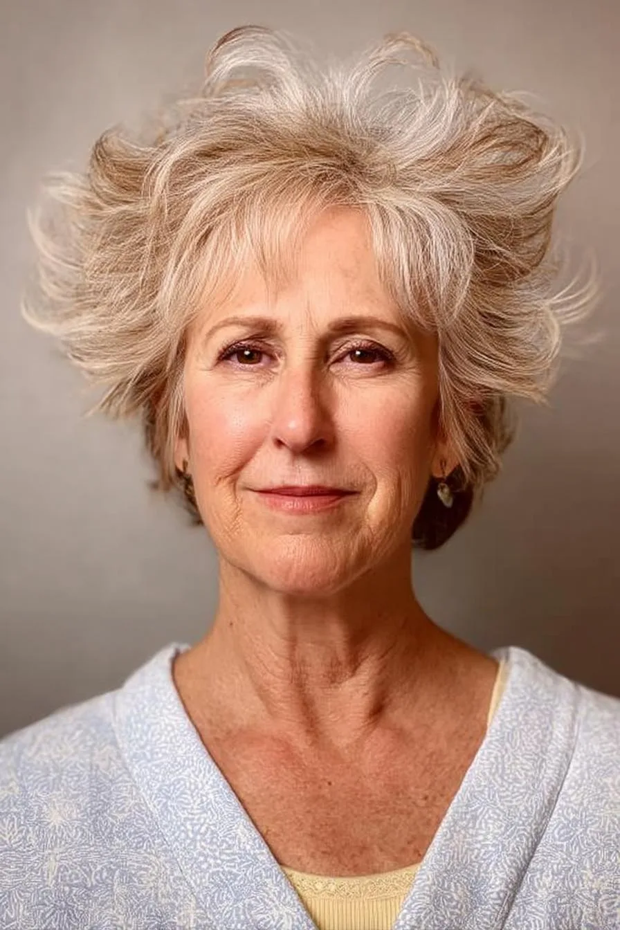 Chic Windswept Layered Hair