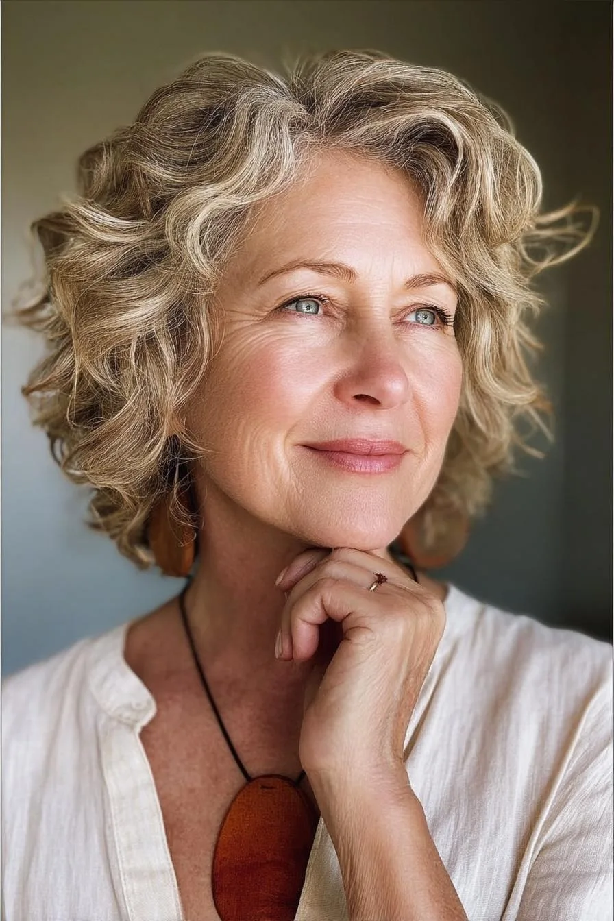 Elegant Tousled Curls