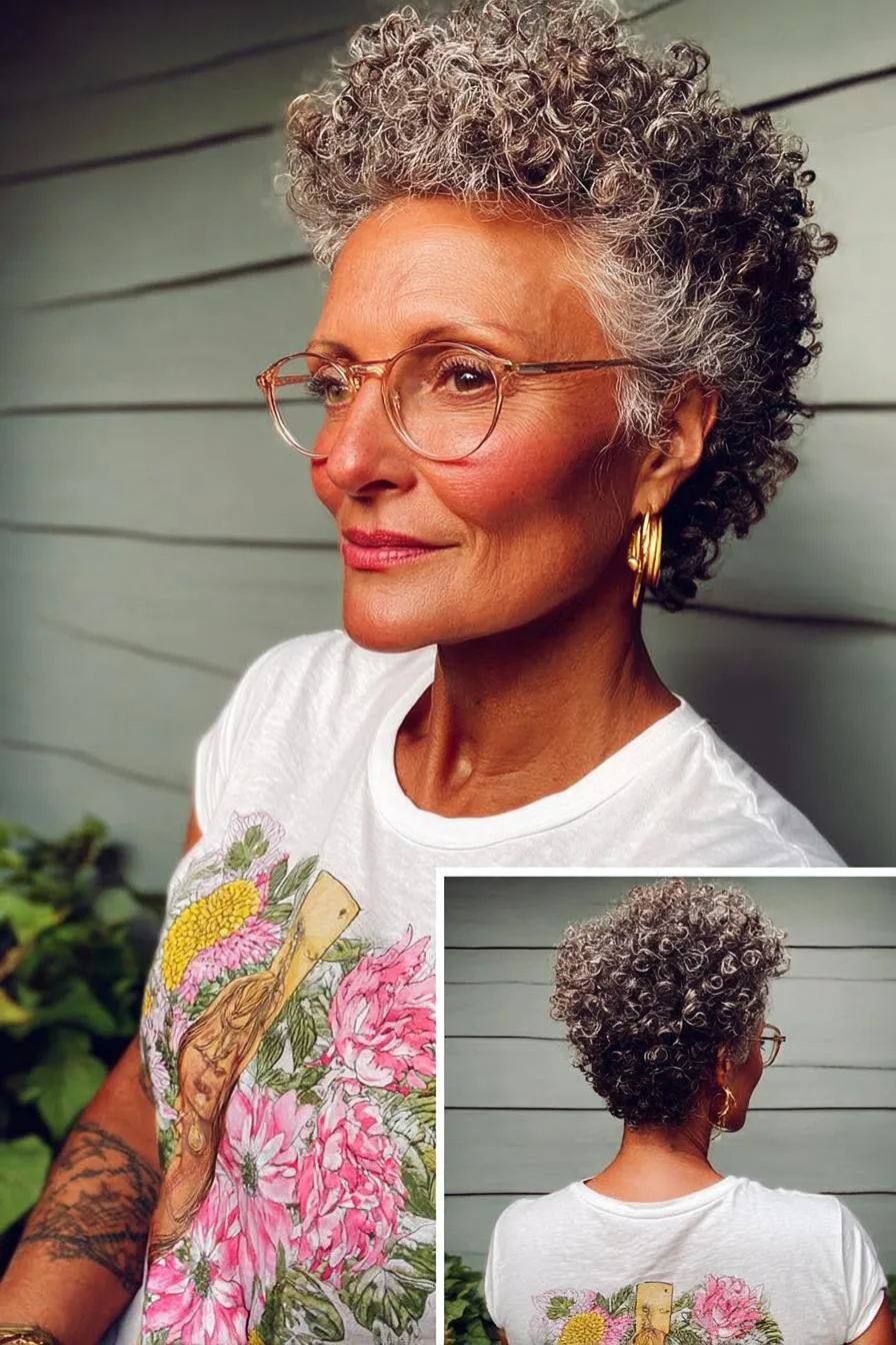 Embracing Natural Gray Beauty