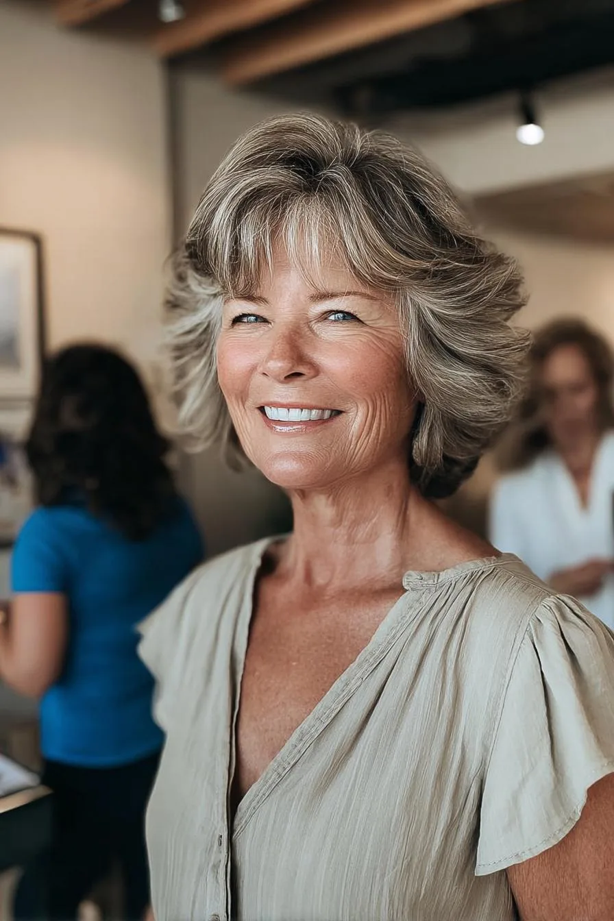 Flowing Layered Hair