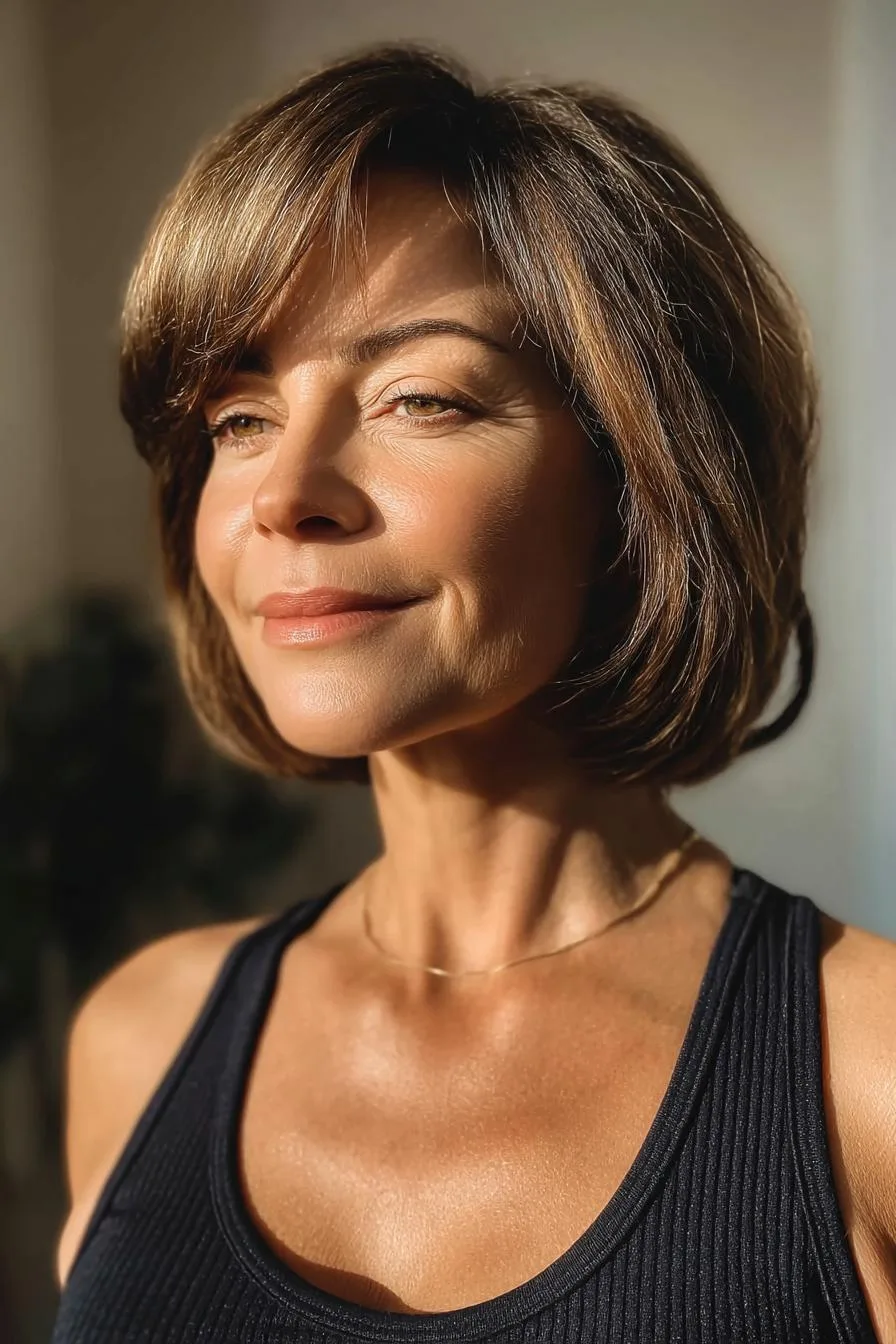 Graceful Chin Length Bob