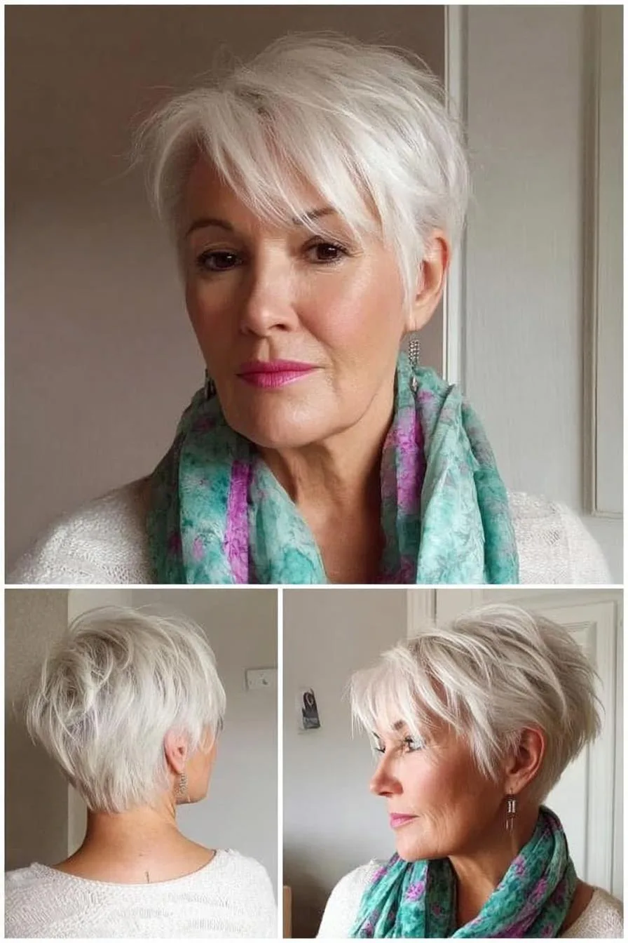 Icy White Pixie Confidence