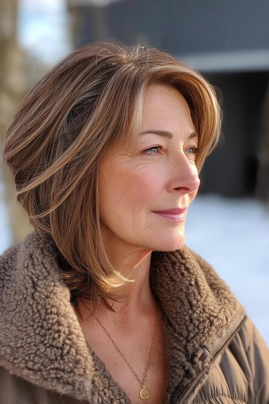 Layered Beauty with Highlights