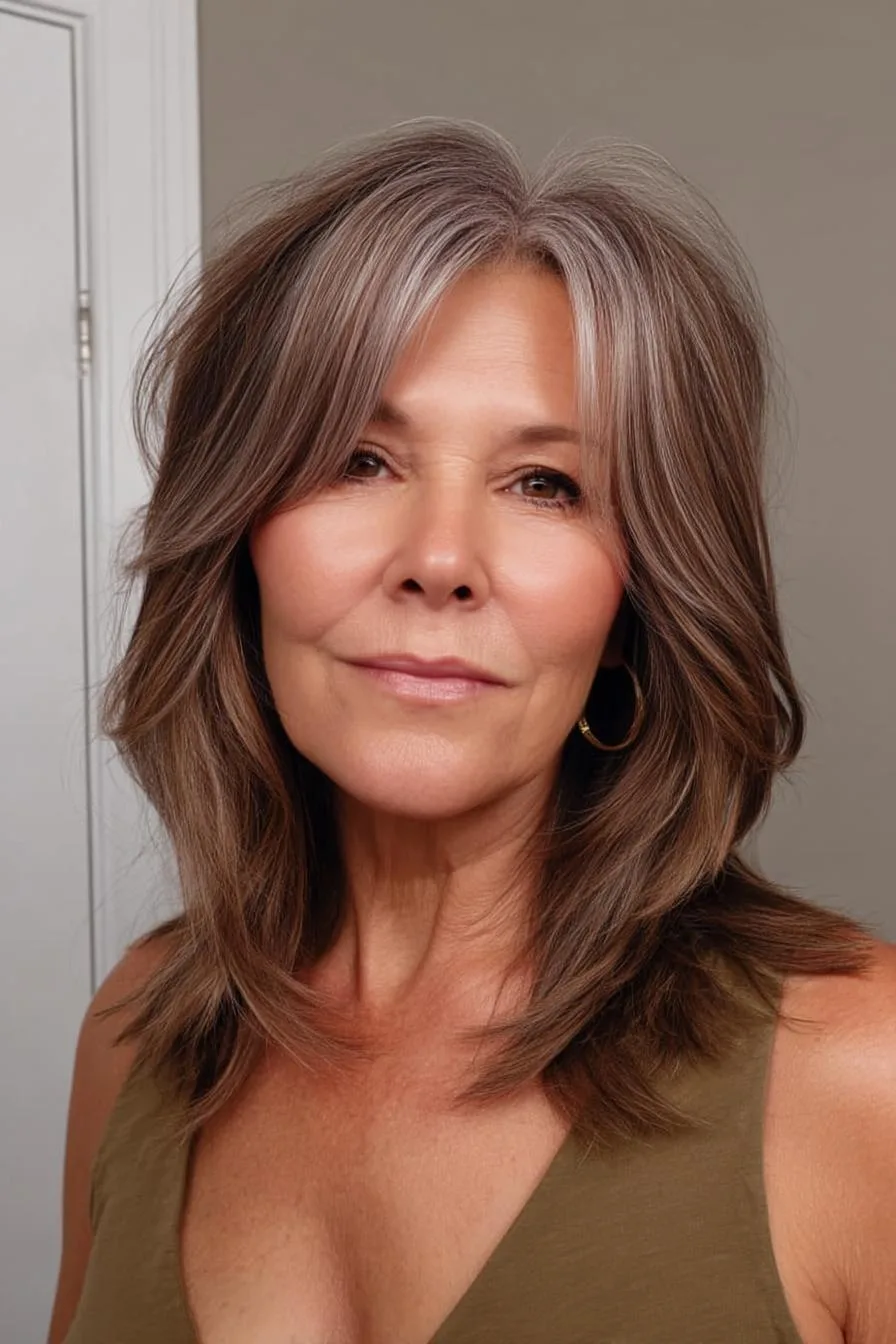 Layered Elegance with Highlights