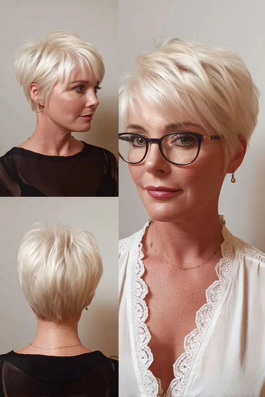 Platinum Pixie Side Fringe