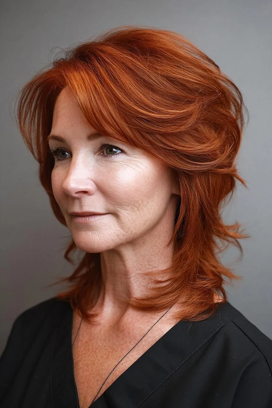 Radiant Red Hair Beauty