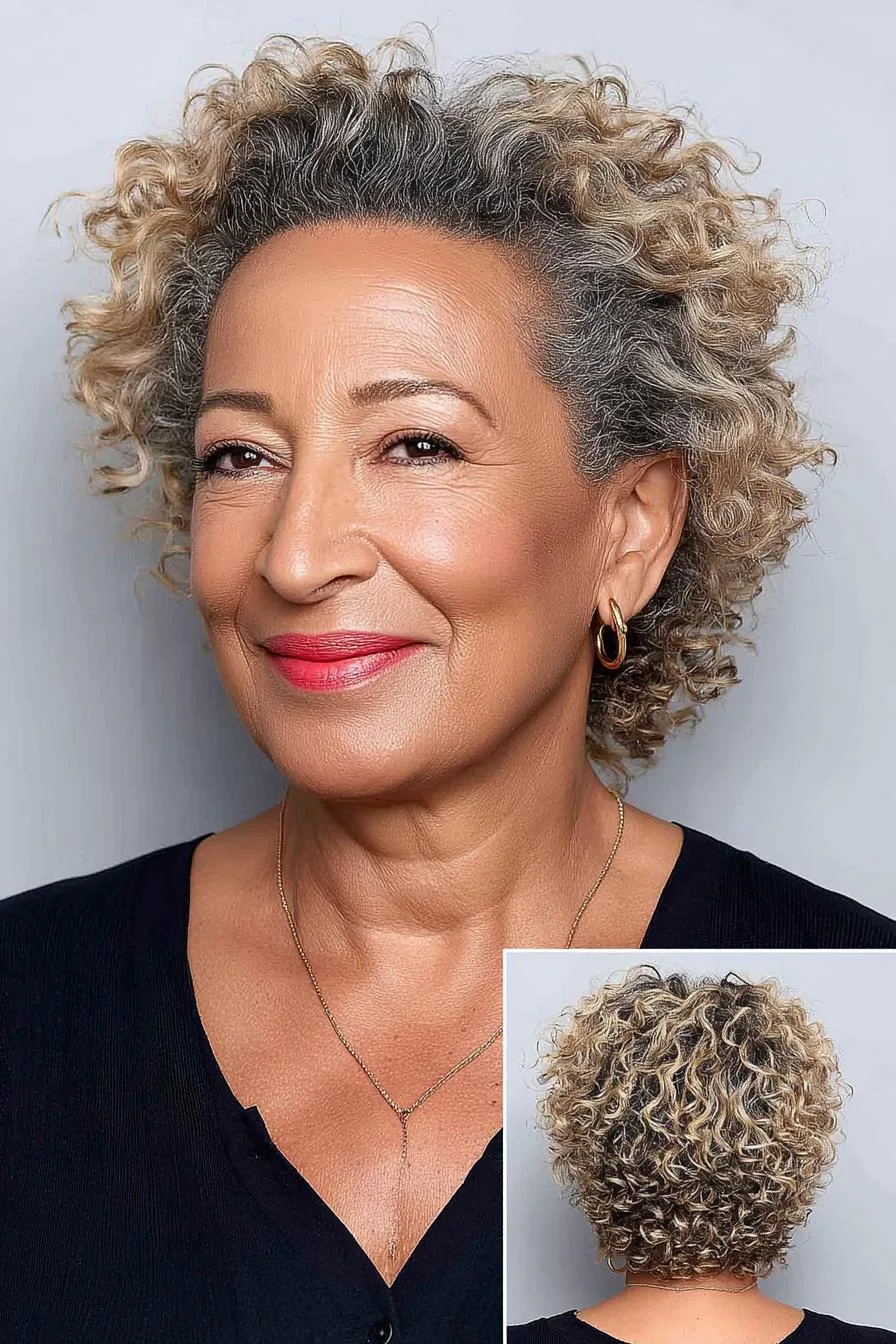 Radiant Textured Blonde Curls