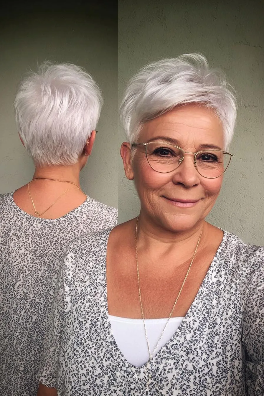Soft Feathered Pixie Elegance