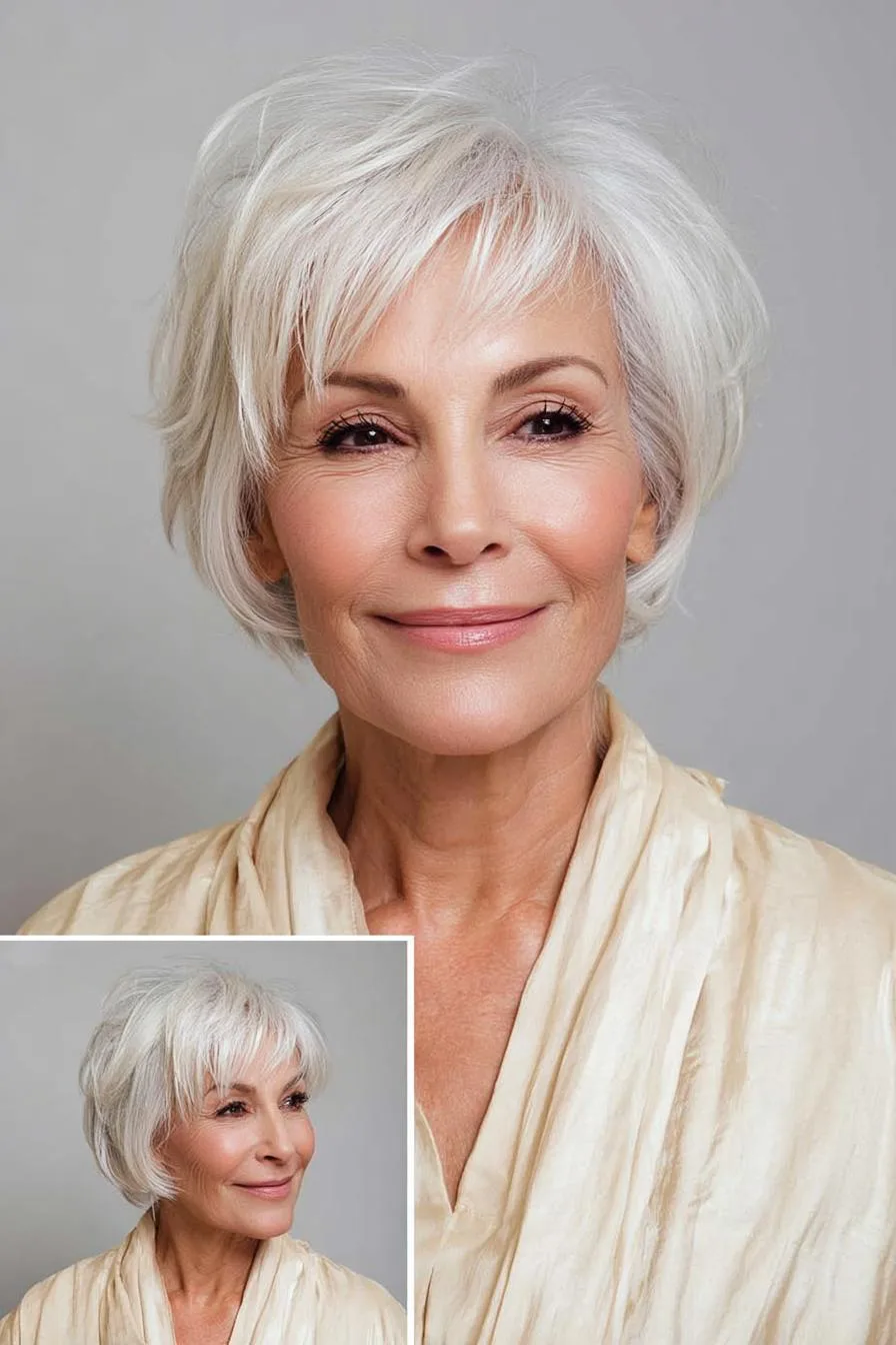 Soft Silver Layers Glow