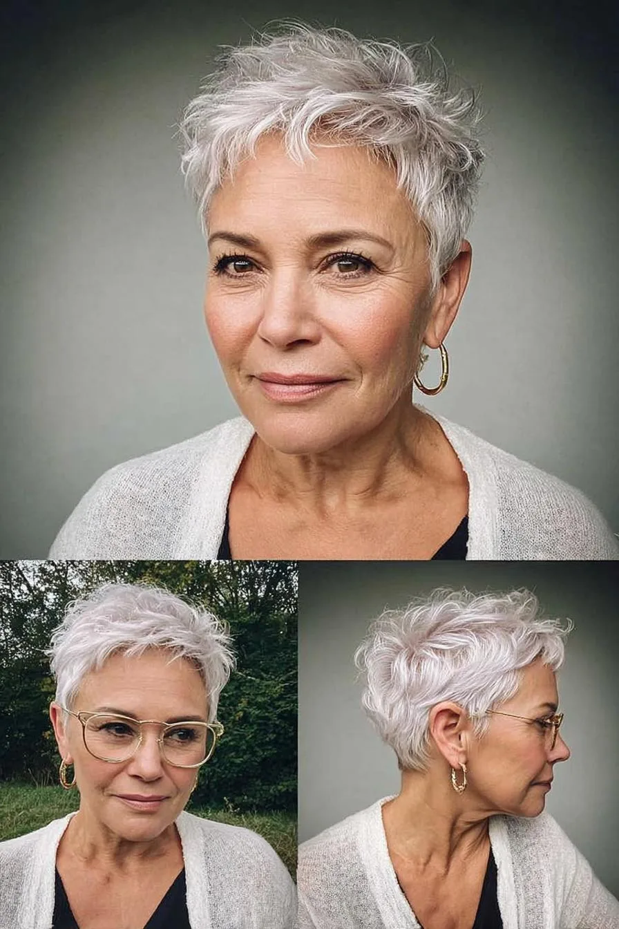 Soft Silver Pixie Glow