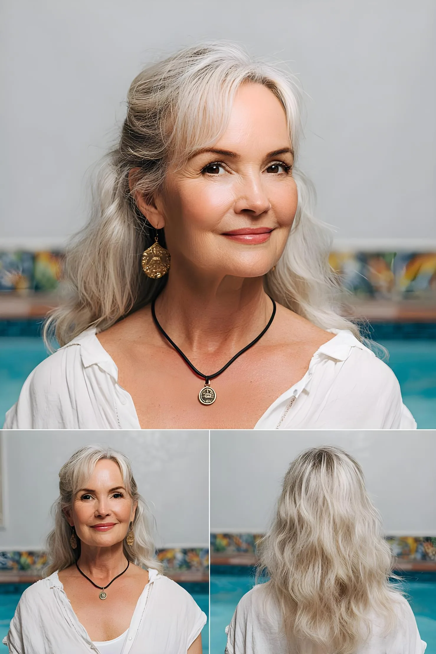 Soft Silver Waves Elegance