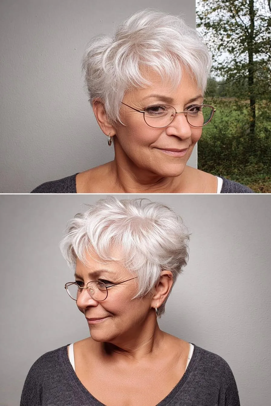 Soft Textured Pixie Glow