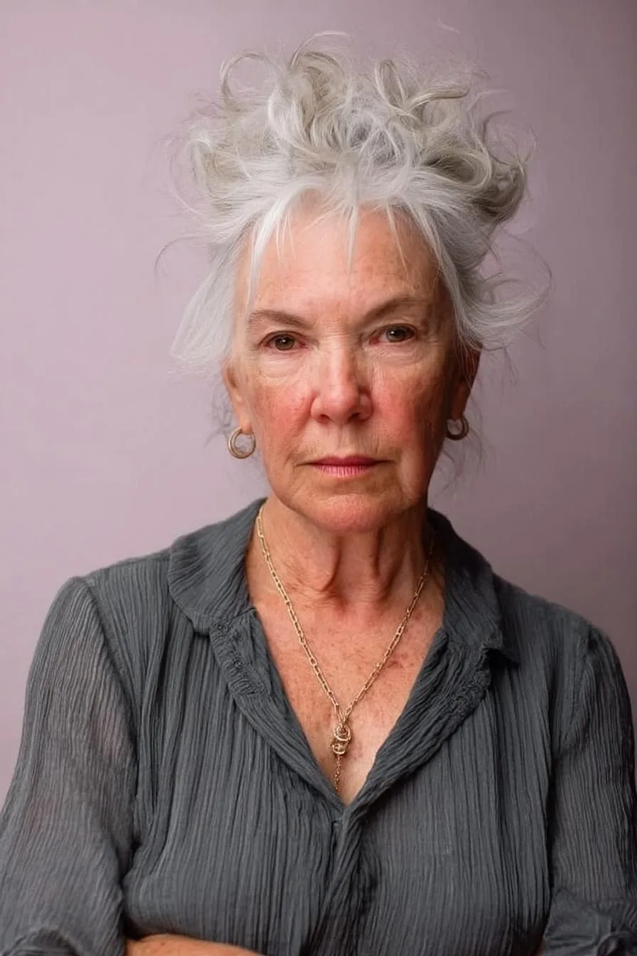 Textured White Hair Beauty