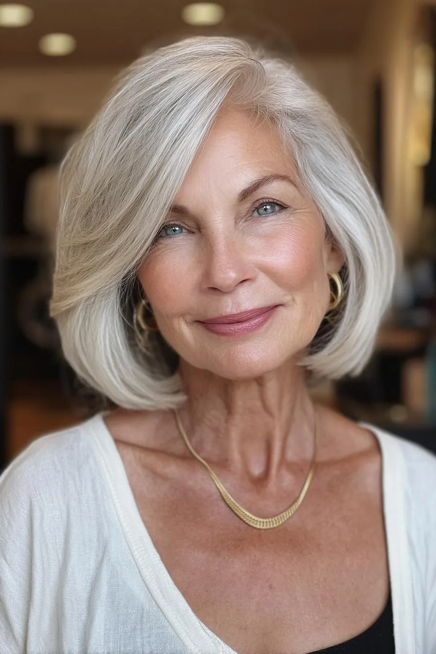 Timeless Silver Bob Style