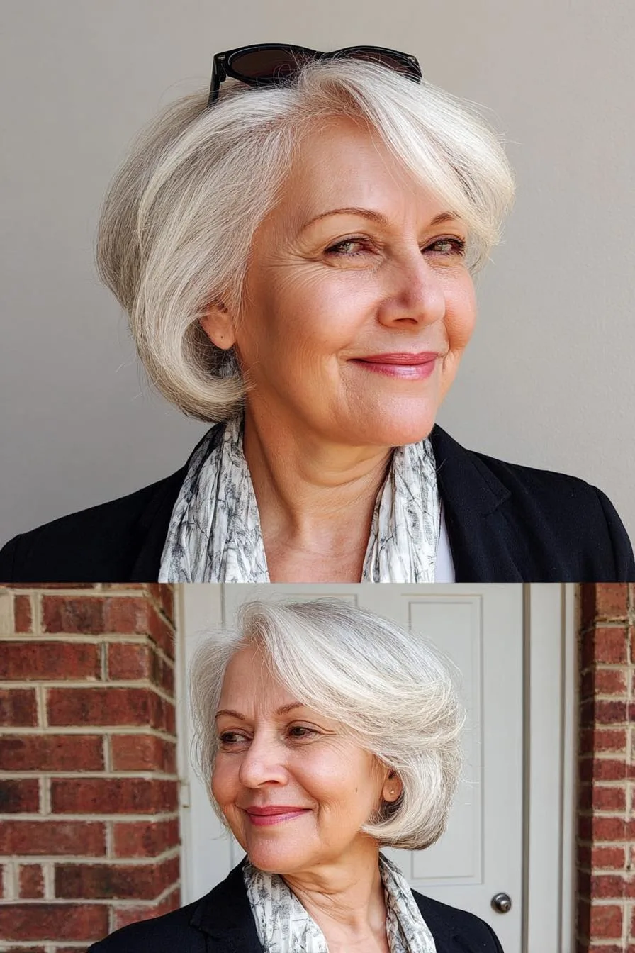 Soft Silver Bob Elegance