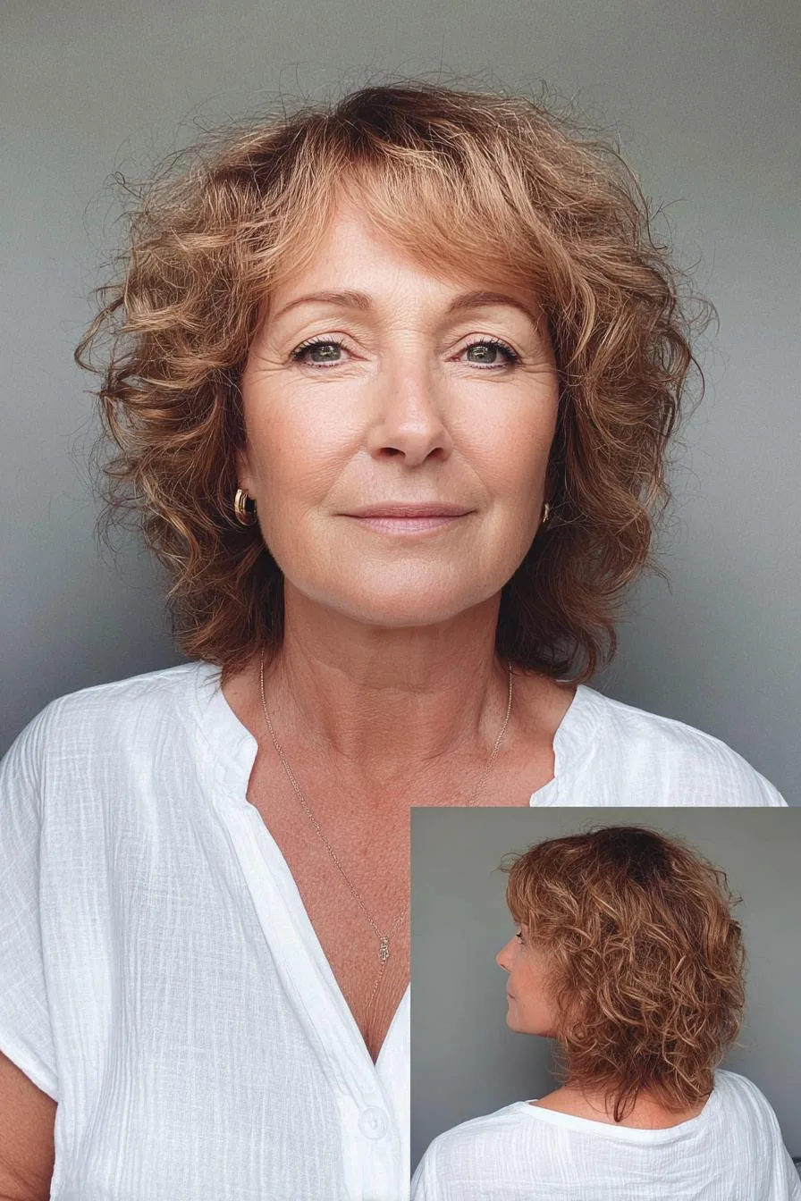 Sunlit Curly Shag Glamour
